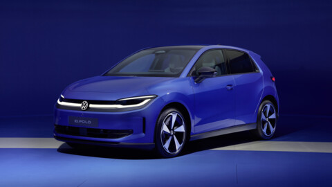 Blauer Volkswagen ID.Polo