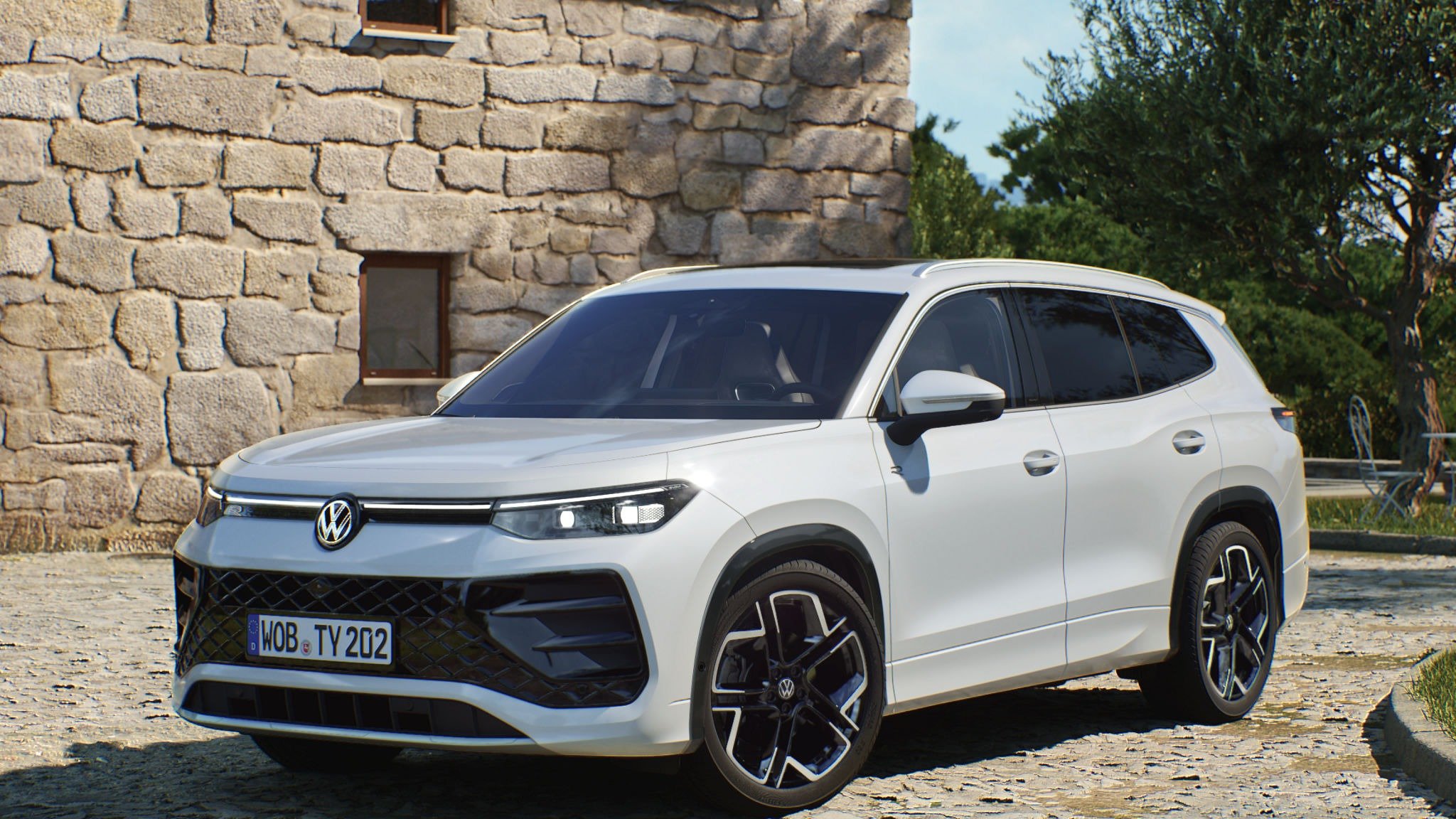 Detailbild 1: Volkswagen Tayron R-Line 1,5 l eTSI OPF 110 kW (150 PS)