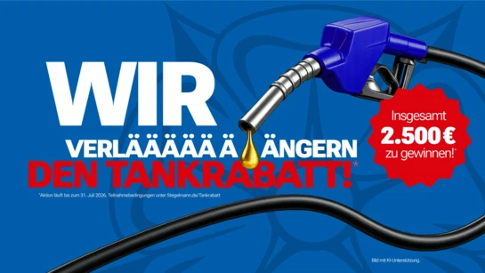 Cash oder Servicegutscheine zu gewinnen!
