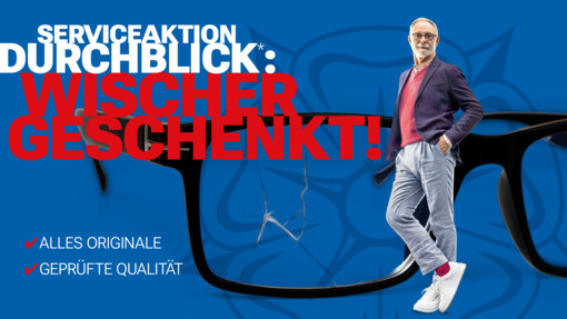 ORIGINAL GLASSERVICE UND DIE WISCHERBLÄTTER GESCHENKT!*