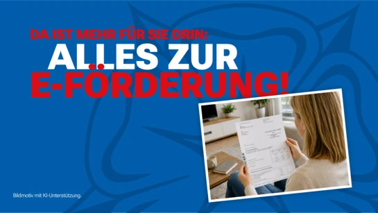Alles Wichtige zur E-Förderung!